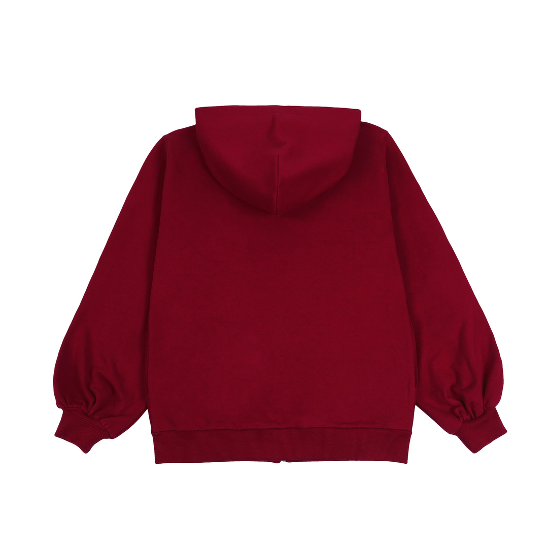 Maroon red hoodie sale