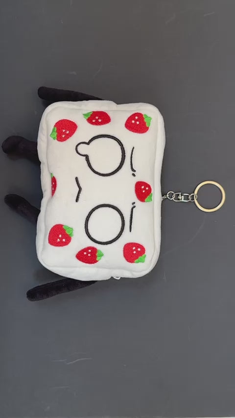 Crying Wallet Plush Keychain